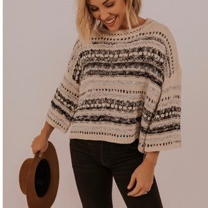 ROOLEE Stormi stripe sweater